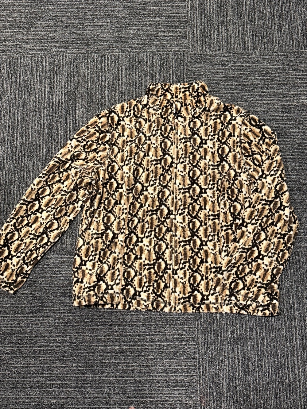 Kim Rogers Zip Up Sweater XL